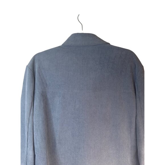 Nod New York Blue Small Ribbed Button-Up Corduroy Jacket - Picture 10 of 13